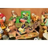 A GROUP OF BESWICK FIGURES/STAND ETC, to include 'Spaniard Pushing Donkey' No1224, 'Chimpanzee