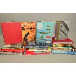 A BOX CONTAINING FIFTEEN BOOKS, of Military interest, including Zulu Wars, Boar War, Fighter