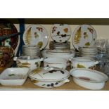 EVESHAM 'WILD HARVEST' TABLE WARES to include dinner plates, side plates, saucers, serving dishes,