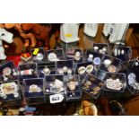 A GROUP OF BOXED REUTTER PORZELLAN, GERMANY DOLL'S HOUSE ITEMS, to include wall clock, cutlery,