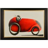 MACKENZIE THORPE (BRITISH CONTEMPORARY) 'THE FASTEST CAR IN THE WORLD' a limited edition print on