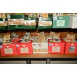 NINE BOXED LILLIPUT LANE SCULPTURES FROM VILLAGE SHOPS/VICTORIAN SHOPS COLLECTIONS, to include '