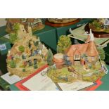 TWO BOXED LILLIPUT LANE SCULPTURES, to include limited edition 'Harvest Home' L2102, No 187/4950,