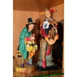 TWO ROYAL DOULTON FIGURES, 'The Jester' HN2016 and 'The Mask Seller' HN2103 (2)