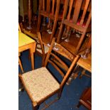 A REPRODUCTION OAK REFECTORY TABLE on a stretchered base, width 186cm x depth 91cm x height 75cm and