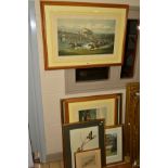 HENRY ALKEN 'THE WINNING POST' AND 'TATTENHAM CORNER', a pair of prints with hand colouring,