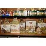 NINE LILLIPUT LANE SCULPTURES FROM THE BLAISE HAMLET COLLECTION (five boxes), to include 'Double