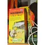 A BOXED 'THE BIG CHEESE' RABBIT CAGE TRAP and squirrel cage trap (2)
