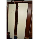 A MODERN TRIPLE DOOR WARDROBE, width 135cm x depth 52cm x height 210cm