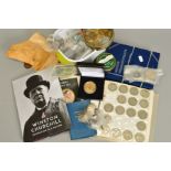 A COLLECTION OF 20TH CENTURY UK COINAGE, to include an album of Halfcrowns to penny coins with