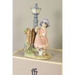 A BOXED LLADRO FIGURE GROUP 'Fall Clean Up' No 5286, sculptor Antonio Ramos, height 34cm (rake loose