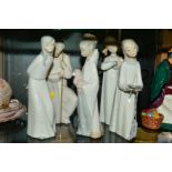 FIVE LLADRO FIGURES, to include 'Girl with Candle' No4868, designed by Fulgencio Garcia, height 20.