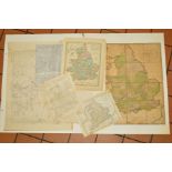 A LATE 18TH CENTURY FOLDED MAP BY J. MENZIES, 'A Correct Map of England With all The Principal and