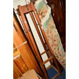 A 20TH CENTURY MAHOGANY SQUARE TAPERING COAT STAND, height 179cm