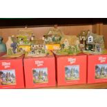 SEVEN BOXED LILLIPUT LANE SCULPTURES FROM TEA ROOMS COLLECTION, to include 'Kendal Tea House' (