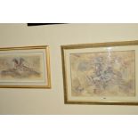 JOY KIRTON-SMITH (BRITISH CONTEMPORARY), two limited edition prints 'Dance I' a pair of Ballet