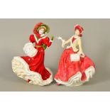 TWO ROYAL DOULTON FIGURES 'Christmas Day 1999' HN4214 and 'Christmas Day 2005' HN4723 (2)