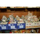 FIFTEEN BOXED LILLIPUT LANE SCULPTURES FROM CHRISTMAS COLLECTION/LAKELAND CHRISTMAS COLLECTION, to