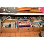 MILITARY INTEREST:- six boxes of books relating to Military, including Roy Conyers Nesbit RAF etc