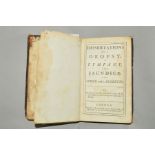 BLACKMORE, SIR RICHARD, Dissertations On A Dropsy, A Tympany, The Jaundice, The Stone, and A