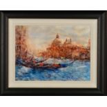 GARY BENFIELD (BRITISH 1965) 'SANTA MARIA', a hand embellished limited edition print of Venice, 60/