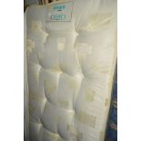 A SINGLE DIVAN BED and ortho mattress