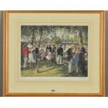 SHERREE VALENTINE DAINES (BRITISH CONTEMPORARY) 'HENLEY REGATTA', a limited edition print 603/850,