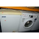 A BOSCH EXXCEL 7 VARIO PERFECT WASHING MACHINE and a slim Norfrost chest freezer, width 54cm (2)