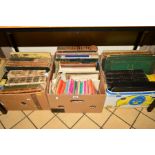 THREE BOXES CONTAINING ASSORTED ORDNANCE SURVEY MAPS, ATLASES, etc, including 'Who's Who in Art'