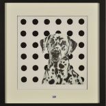 HAYLEY GOODHEAD (BRITISH CONTEMPORARY) 'SPOT THE DOG', an artist proof print 6/10 of a Dalmatian