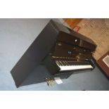 A YAMAHA B1PE EBONISED UPRIGHT PIANO, Serial No. 125155096, 144cm wide 108cm high