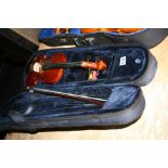 A PRIMAVERA FULL SIZE VIOLIN, with bowl and hard case