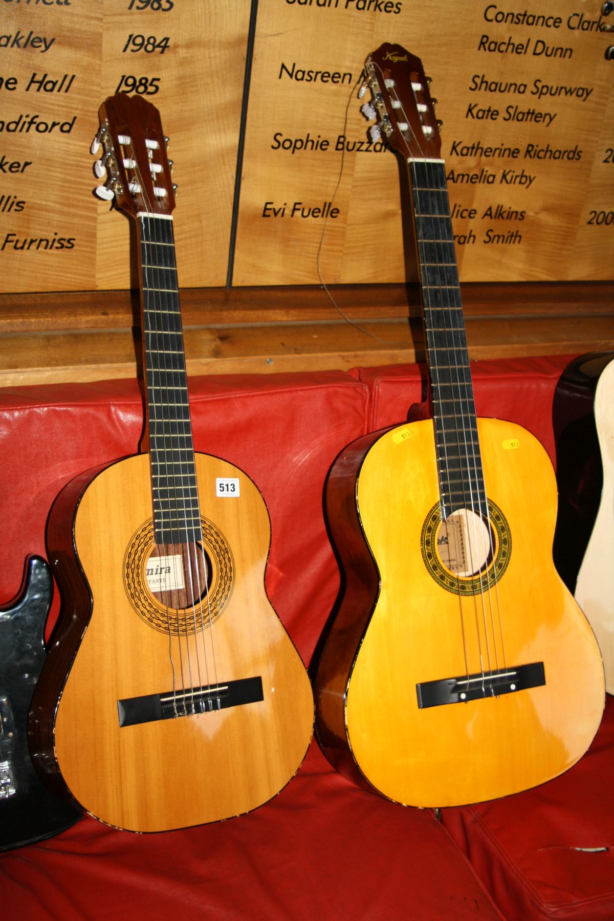 A KAPOK MG006 AND AN ADMIRA INFANTE CLASSICAL GUITARS