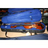 A STENTOR STUDENT 1 FULL SIZE VIOLIN, with bow and hard case