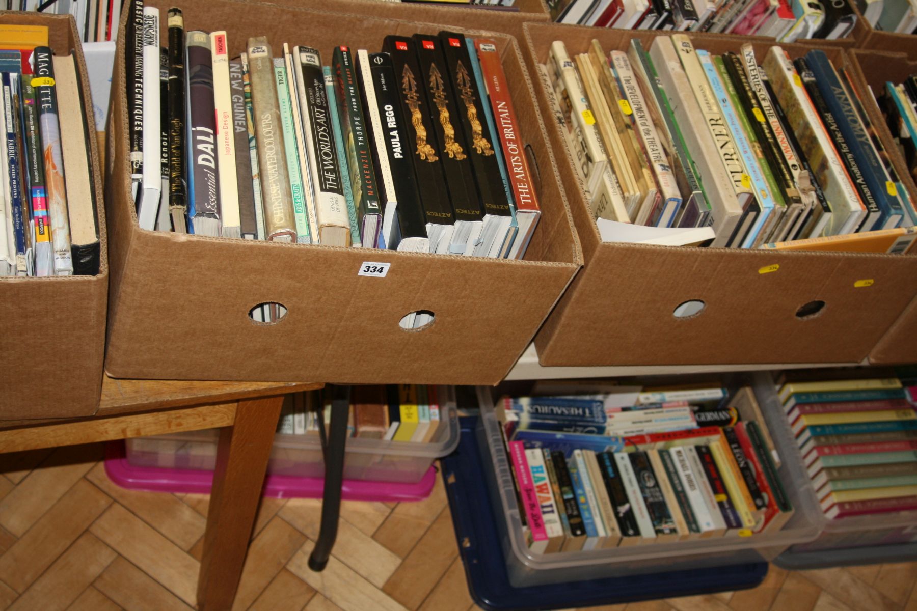 TWO TRAYS OF BOOKS, on Art, Artists and Furniture