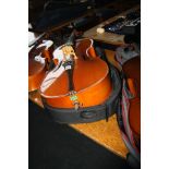 A MICHAEL POLLER 3/4 SIZE CELLO, with bow and padded case