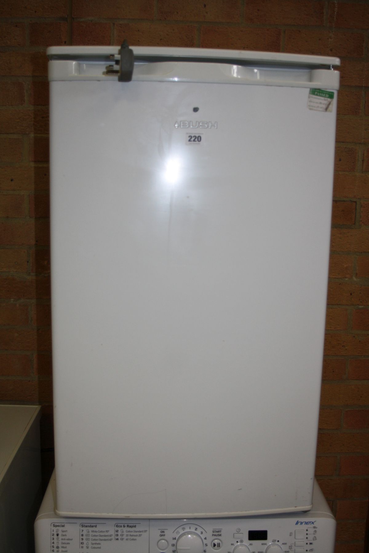 A BUSH UNDER COUNTER FRIDGE, 49cm wide