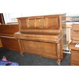 AN ERARD UPRIGHT PIANO, with a walnut case Serial No.S95130 148x130cm high