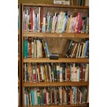 FOUR SHELVES OF REFERENCE BOOKS, on History and Geography (bookcase not included)