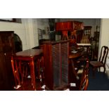 A QUANTITY OF VARIOUS MAHOGANY OCCASIONAL FURNITURE, to include a nest of three tables, highlands