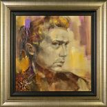 ANNA RAZUMOVSKAYA (RUSSIAN CONTEMPORARY) 'THE OUTSIDER', a portrait study of actor James Dean,