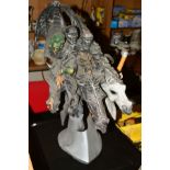 A LIMITED EDITION COLLECTIBLE WORLD STUDIOS SCULPTURE, 'Fortess' (?) depicting four fantasy