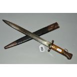 1888 PATTERN LEE METFORD RIFLE BAYONET, with VR cypher and proof marks blade has been oiled