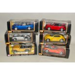 SIX BOXED MAISTO SPECIAL EDITION 1/18 SCALE DIECAST CAR MODELS, JEEP WRANGLER RUBICON, No.31663,