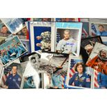 A LARGE QUANTITY OF OFFICIAL NASA SIGNED AND UNSIGNED ASTRONAUT PHOTOGRAPHS, to include