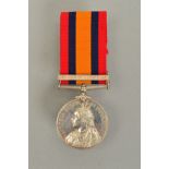 A QUEENS SOUTH AFRICA MEDAL, bar Defence of Kimberley, named to Pte J Twigg, Kimberley Town Guard