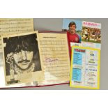 A COLLECTION OF AUTOGRAPHS, to include THE BEATLES and personalities from the World of Television,