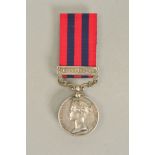 AN INDIA GENERAL SERVICE MEDAL, Bar Burma 1887-89, named to 1299 Rifleman Chandler Sing Gurung, 44th