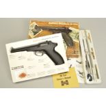 A BB HEATHWAYS SHARPSHOOTER 175 AIR PISTOL, serial number 0235523 in its original packaging complete