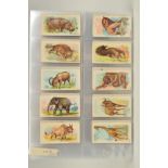 THREE SETS OF CIGARETTE CARDS, on a Natural Theme comprising Will's 'Wild Animals of the World' 1900